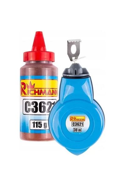 richmann Chalk Line with Red Powder, 30 m,