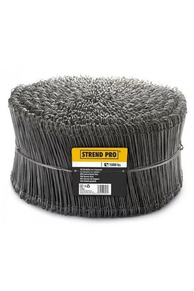 Strend Pro Bucle de sârmă pentru legarea betonului metalic, 1000 buc, 1,1 x 220 mm