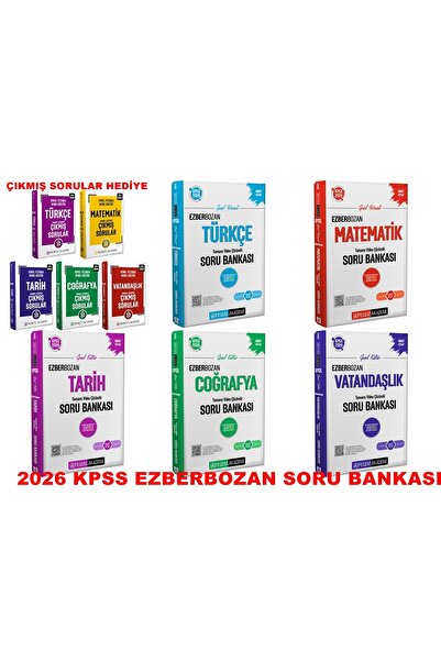 Pegem Akademi Yayıncılık PEGEM 2026 KPSS LİSANS EZBERBOZAN SORU BANKASI + ÇIK...