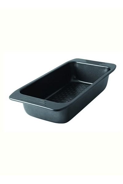 TEFAL Easy Grip Black Loaf Pan – 25 × 12 cm Non‑Stick Carbon Steel Bakeware