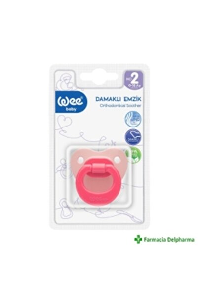 Wee Baby Suzeta din silicon ortodontica talia 2(6-18 luni)
