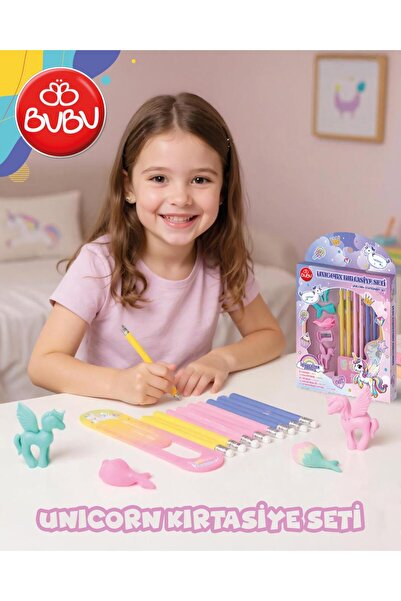 Bubu Bu-Bu Kırtasiye Seti Unicorn