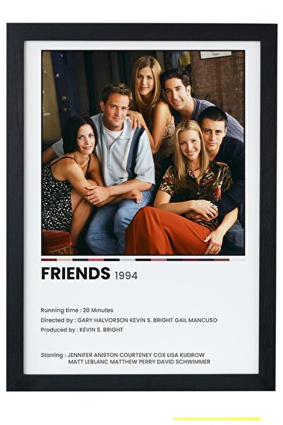 gxe.art Poster cu cadru negru din seria Friends