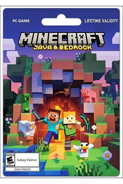 Mojang Minecraft: Java & Bedrock Edition (PC Oyun) Microsoft Store Hesabı