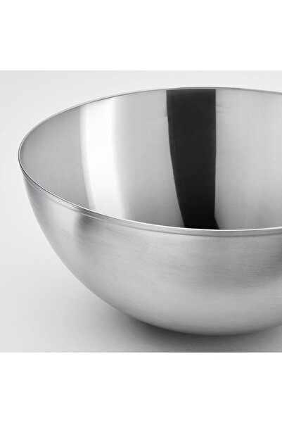 IKEA BLANDA BLANK Serving Bowl, Stainless Steel, 20 cm