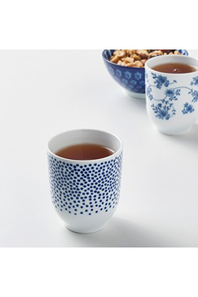 IKEA ENTUSIASM Cup, Pattern/Blue, 22 cl