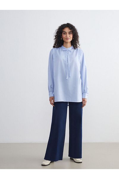 LC Waikiki Pantaloni de damă în jean Wideleg