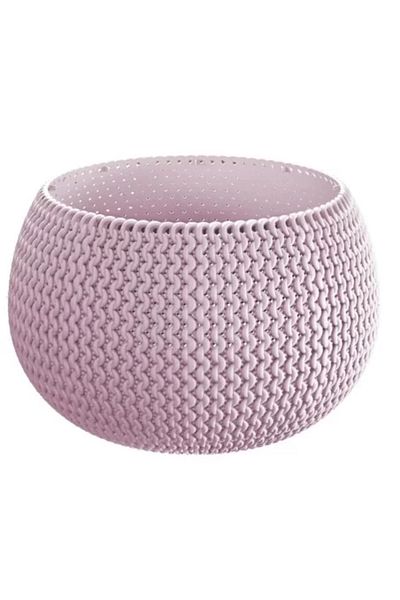 Prosperplast Decorative Flower Pot, Round, Purple, 29 x 19.5 cm, Splofy Bowl