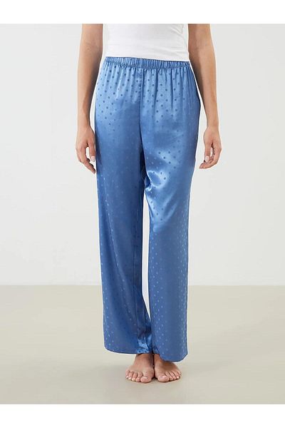 LC Waikiki Lcw Dream Women's V-Neck Polka Dot Pajama Set with Shorts (W5)