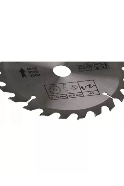 drel Circular Saw Blade Vidia, 24 Teeth, 160 mm,