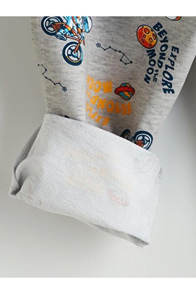 LC Waikiki LCW Kids Bisiklet Yaka Erkek Çocuk Pijama Takımı (W5)