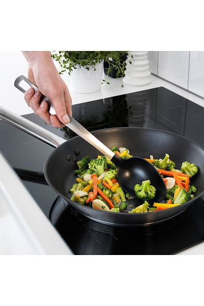 IKEA DIREKT Kitchen Tool Set, 3 pcs, Black/Stainless Steel