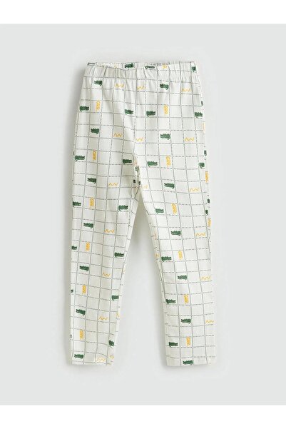 LC Waikiki LCW Kids Gömlek Yaka Ekose Desenli Uzun Kollu Erkek Çocuk Pijama Takımı (W5)