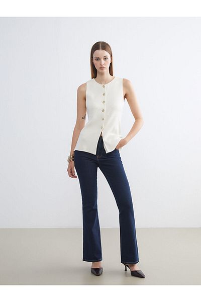 LC Waikiki Flare Γυναικείο Jean Παντελόνι
