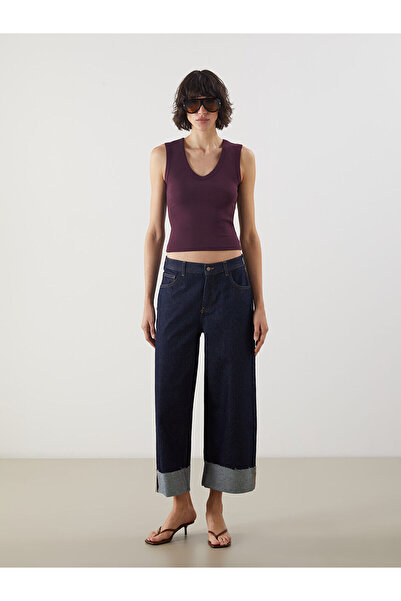 LC Waikiki Özmarka Нова колекция Дамски дънки с широка кройка