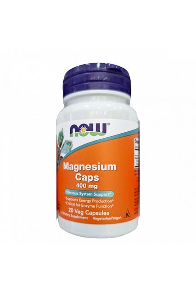 Now Magnesium, 400Mg Capsule , 20'S