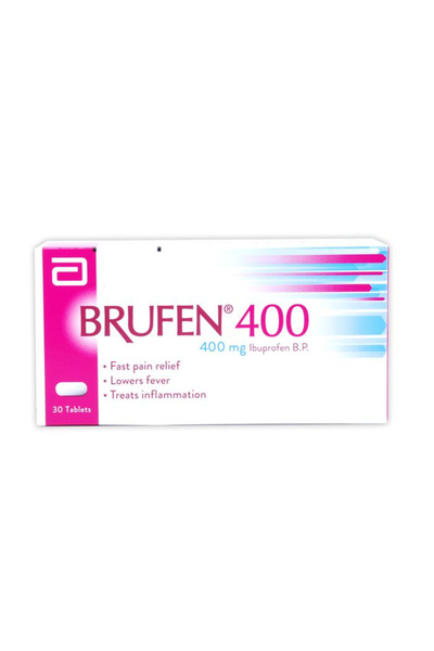 BRUFEN يستخدم لعلاج الألم والالتهاب والحمى، 400 ملغ - 30 قرصًا