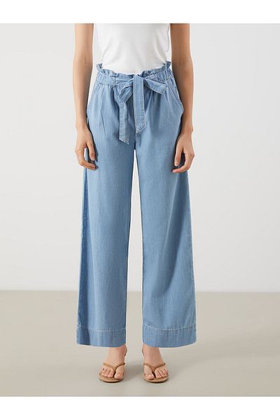LC Waikiki Straight Fit Women's Jeans with Elastic Waist
