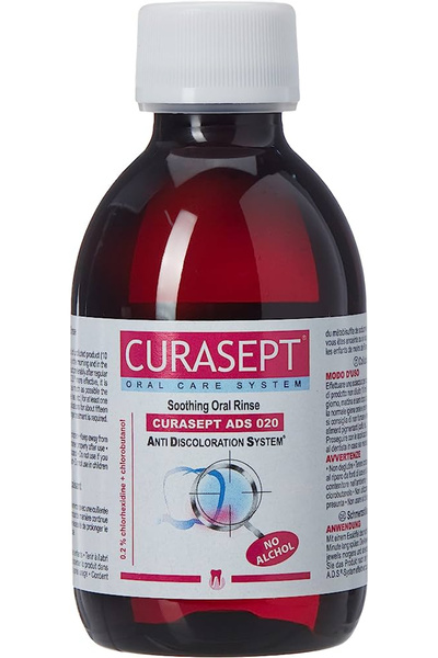 CURASEPT إعلانات 020 غسول فم مهدئ، 200 مل