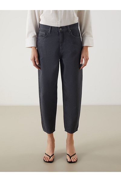 LC Waikiki Pantaloni Jean de damă Balloon Fit