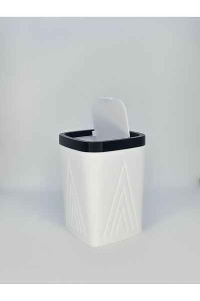 CEVİZ DİZAYN Mini Desktop Trash Can – Practical Solution to the Pencil Sharpener Trash 10cm X 10 cm X 13.5 cm Mini Trash