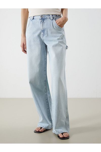 LC Waikiki Pantaloni Jean de damă largi