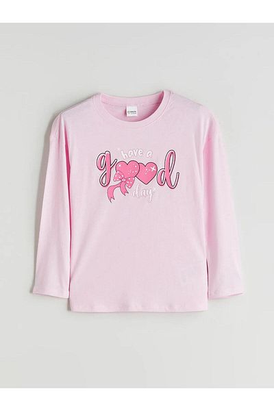 LC Waikiki Lcw Kids Crew Neck Girls Pajamas Set (W5)