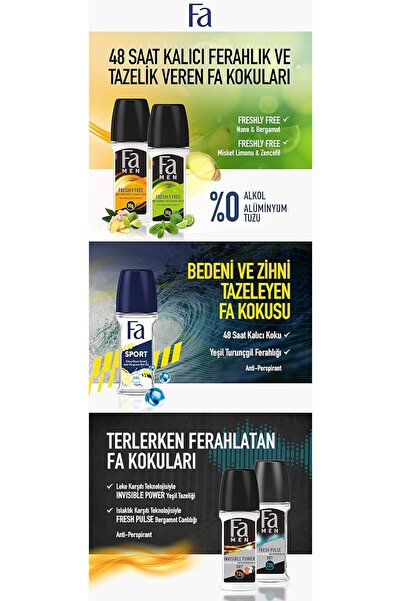 Fa Roll On Invisible Power 50 ml, Refreshing