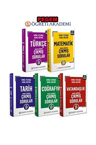 Pegem Akademi Yayıncılık PEGEM 2026 KPSS LİSANS ÇIKMIŞ SORULAR 2023 DAHİL SON...