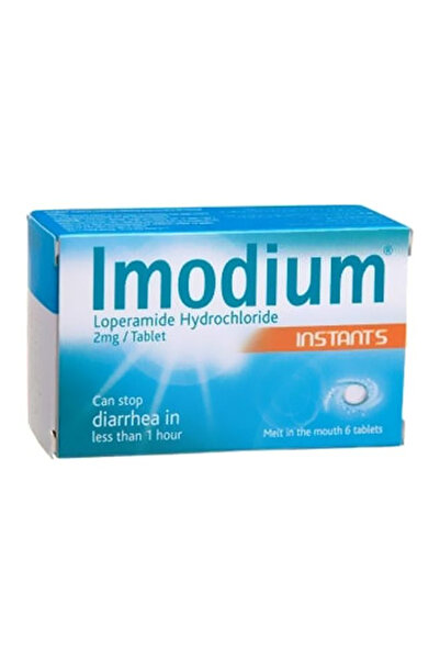 JANSSEN CILAG كبسولات إيموديوم الفورية المضادة للإسهال، 2 ملغ، 6 كبسولات