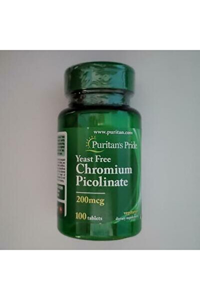 Puritans Pride أقراص كروميوم 200 ميكروغرام من Puritan'S Pride، 100 قرص