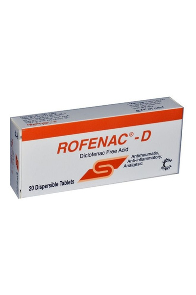 Others روفيناك د لتسكين الألم وأقراص، 50 ملغ، 20 قرصًا