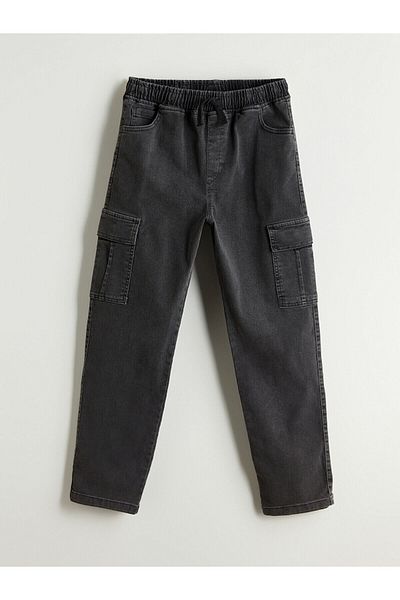 LC Waikiki Boy's Cargo Jean παντελόνι με ελαστική μέση