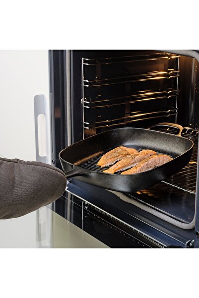 IKEA VARDAGEN Grill Pan, Cast Iron, 28 x 28 cm