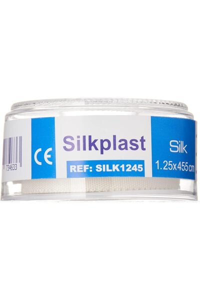 SILKPLAST Medical Adhesive Tape, Size 1.25 cm x 5 m