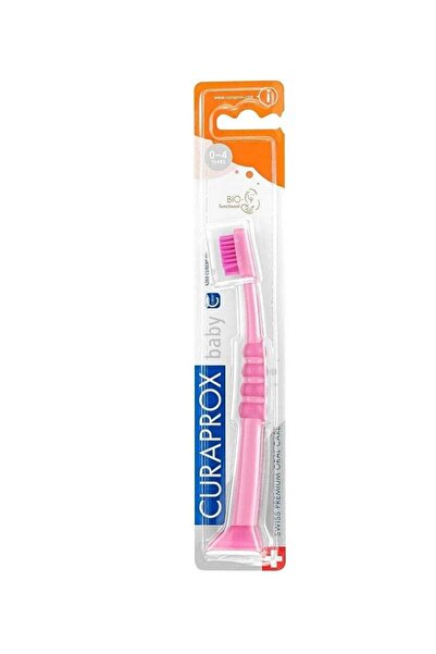 Curaprox فرشاة أسنان الأطفال - فرشاة أسنان ناعمة للأطفال من عمر 0 إلى 4 سنوات