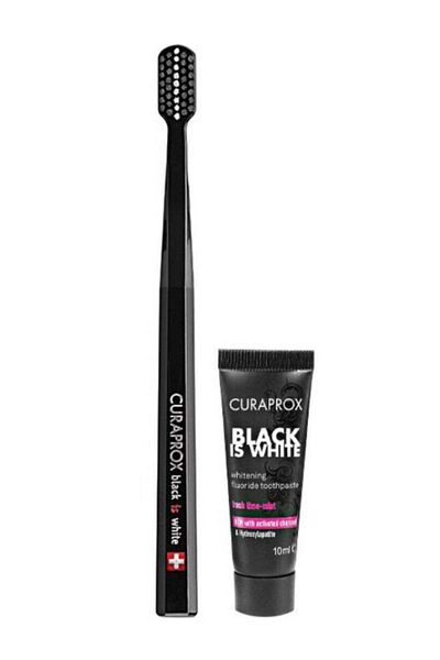 Curaprox Black Is White Set 10ML + Toothbrush
