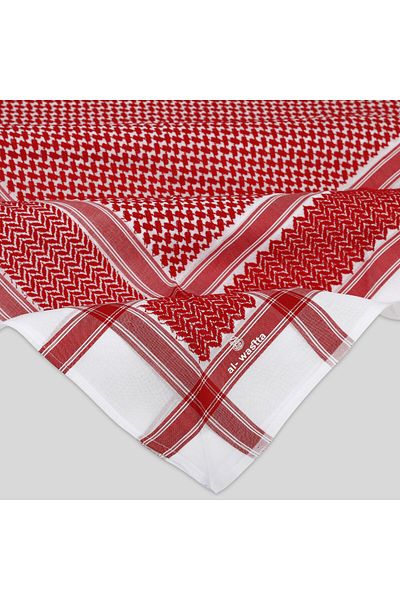 alwastta Men's red middle shemagh