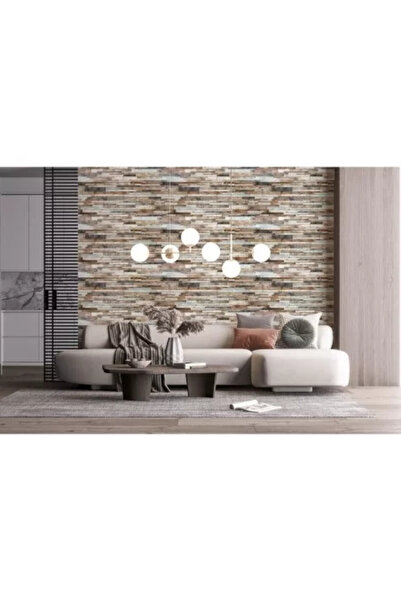 Artool Dekorativní panel, PVC, 3D model kamene, hnědé a černé odstíny, 96 x 48,5 cm