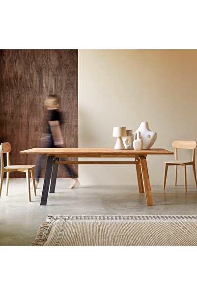 ŞafakMobilya Sorrento Masif Ahşap Yemek Masası