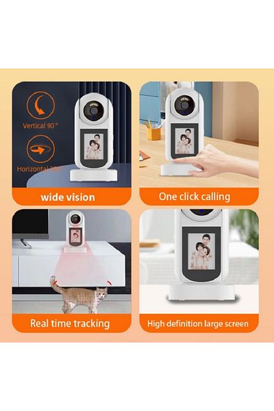 Denx DENX DX3610 Smart Security Camera, 1080HD, 120° Wide Viewing Angle