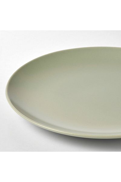IKEA FÄRGKLAR Plate, Matte Green, 26 cm