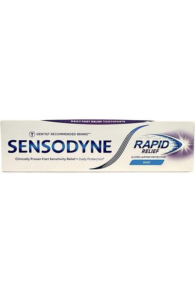 Sensodyne Rapid Relief Toothpaste for Sensitive Teeth, 75ml
