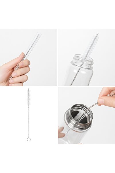 keyfisepet en keyifli sepet Pipet Temizleme Fırçası 23 cm – Esnek İnce Temizl...