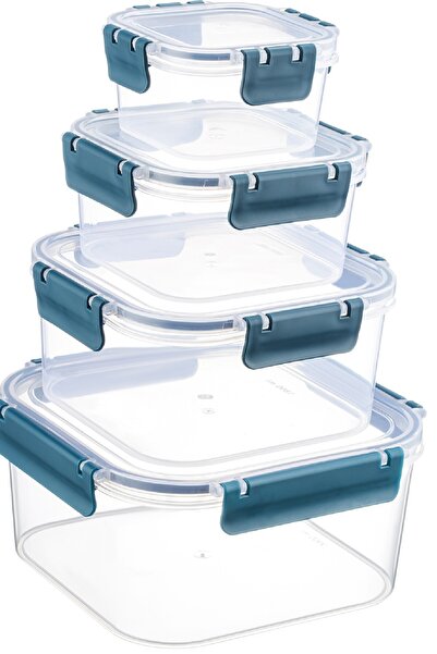 Bkmc Locked Square Deep Clara Box Airtight Anti-Theft Storage Container