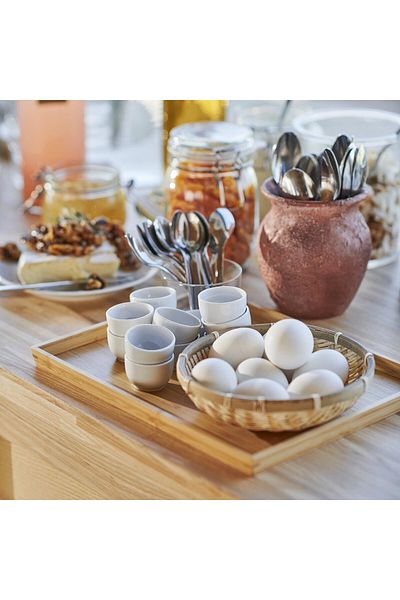 IKEA 365+ Bowl/Egg Dish, Rounded Edges White, 5 cm