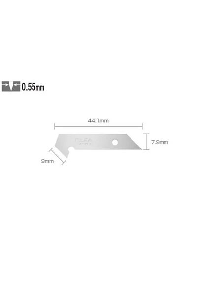 Olfa Lame cutter pentru decoratii doua taisuri, 5 buc,