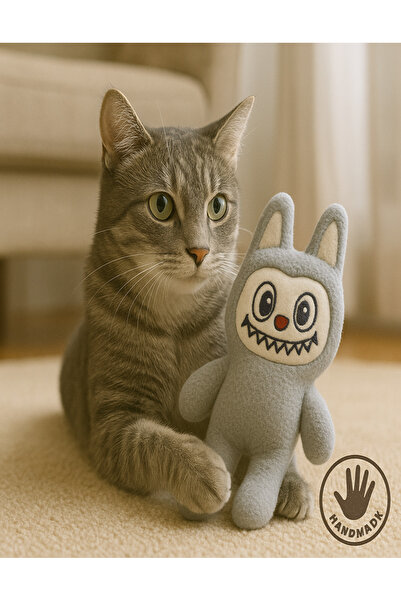 Dalipet New Playmate for Cats 38X22 cm Huge Labubu Toy Sleeping Companion