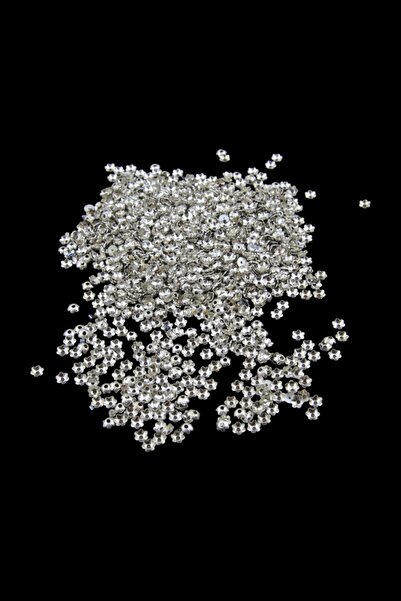 Serhat Aksesuar ve El İşçilik 6 ملم نحاس فضي منقوش على شكل ديزي (20 جرام 205 ...