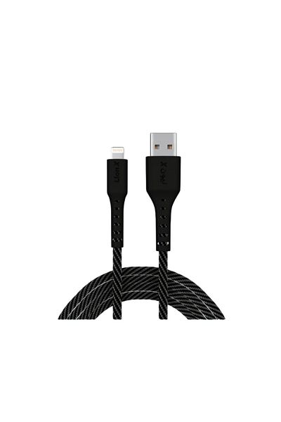 GENERAL 1 meter durable fabric iPhone charging cable